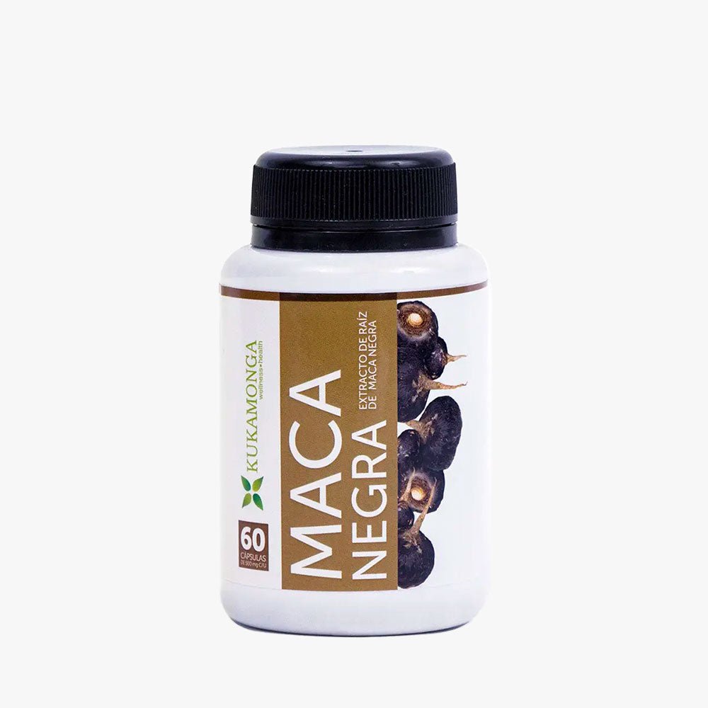 Maca Negra 60 Cápsulas kukamonga - Tienda Kukamonga