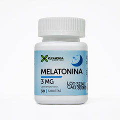 Melatonina 3 mg 30 tabletas