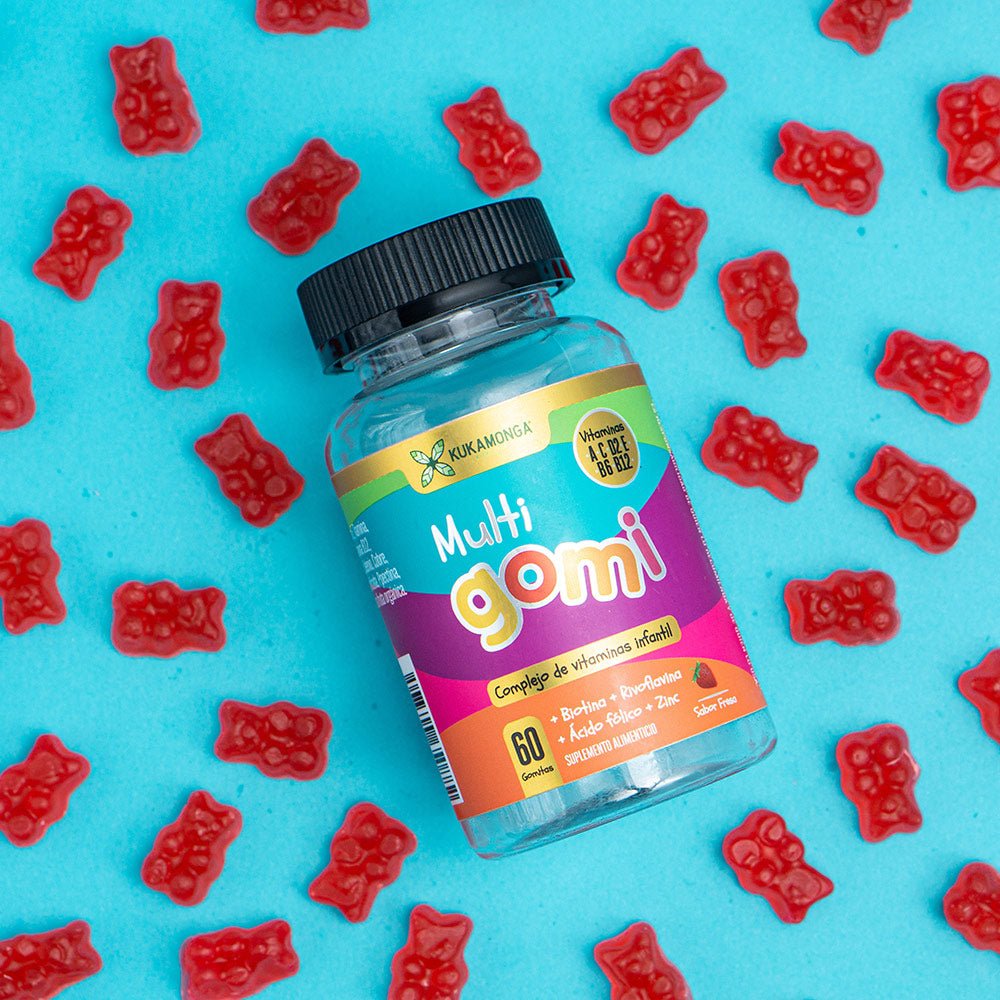 Multi Gomi - Complejo de vitaminas infantil 60 pzas. - Tienda Kukamonga