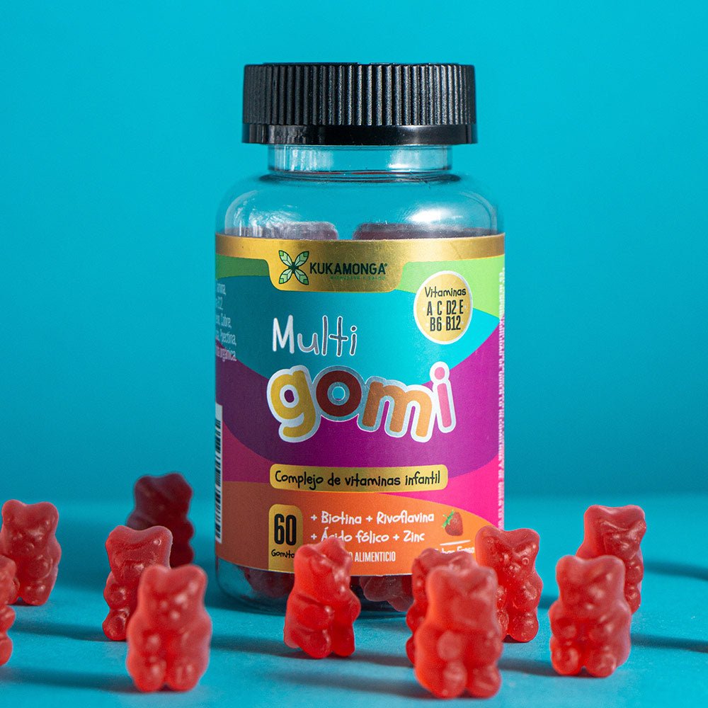 Multi Gomi - Complejo de vitaminas infantil 60 pzas. - Tienda Kukamonga