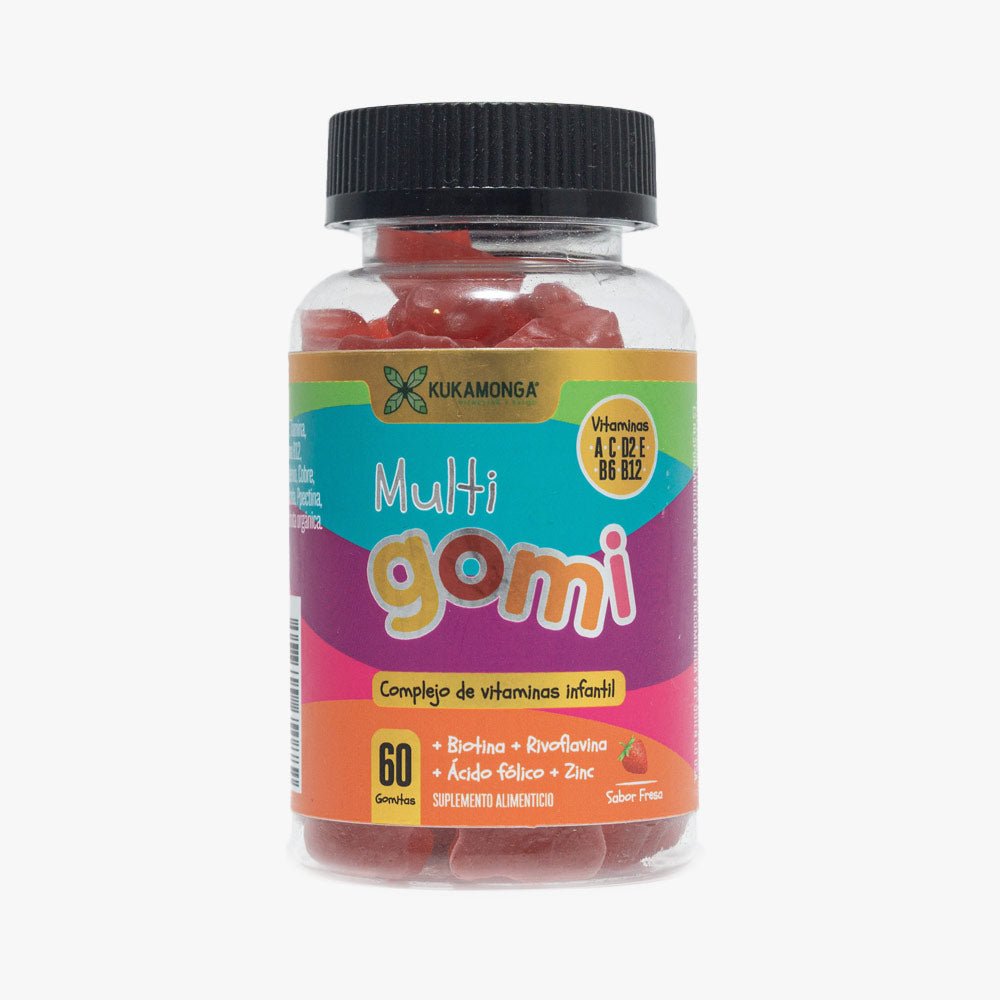 Multi Gomi - Complejo de vitaminas infantil 60 pzas. - Tienda Kukamonga