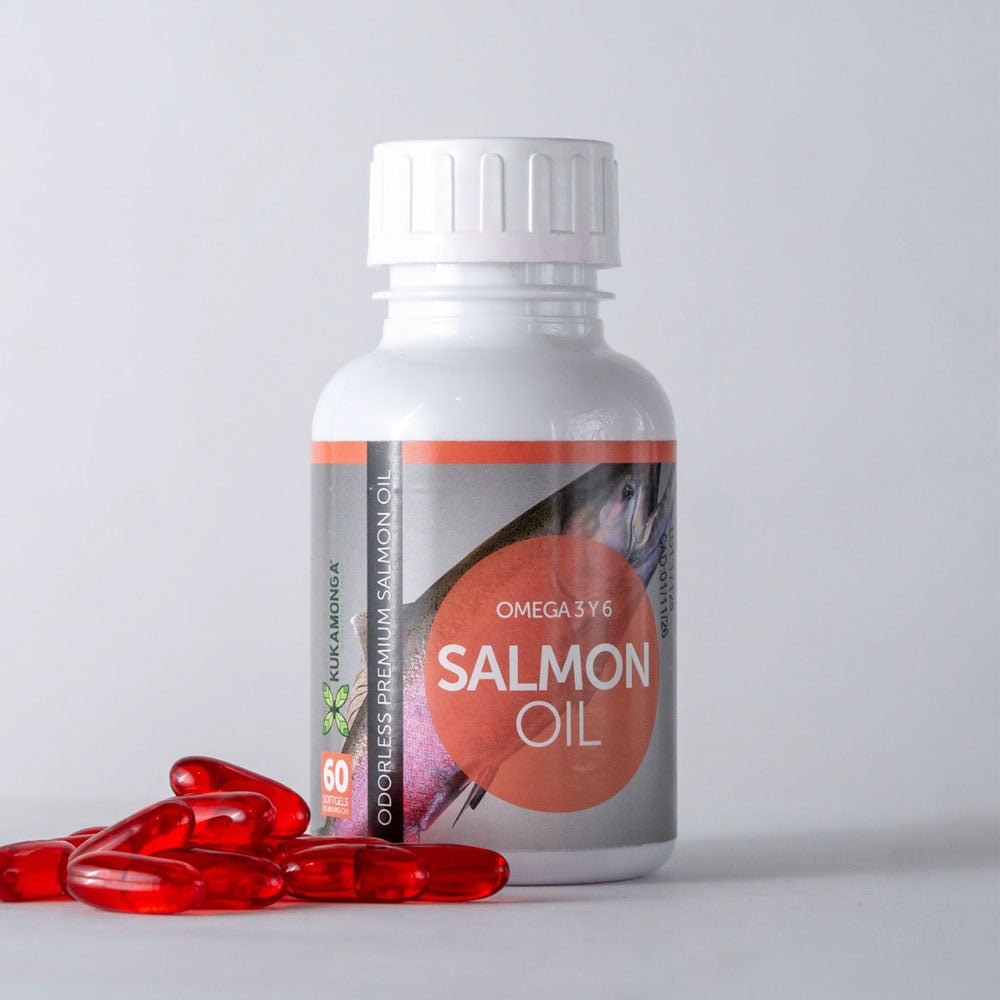 Omega 3-6-9 Salmón Oil 60 Cápsulas Kukamonga - Tienda Kukamonga