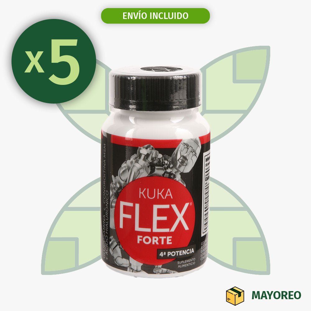 Paquete de 5 KukaFlex Forte 30 Capsulas Kukamonga - Tienda Kukamonga