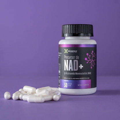 Precursor de NAD+ β-Nicotinamida Mononucleótido (NMN) 30 cápsulas - Tienda Kukamonga