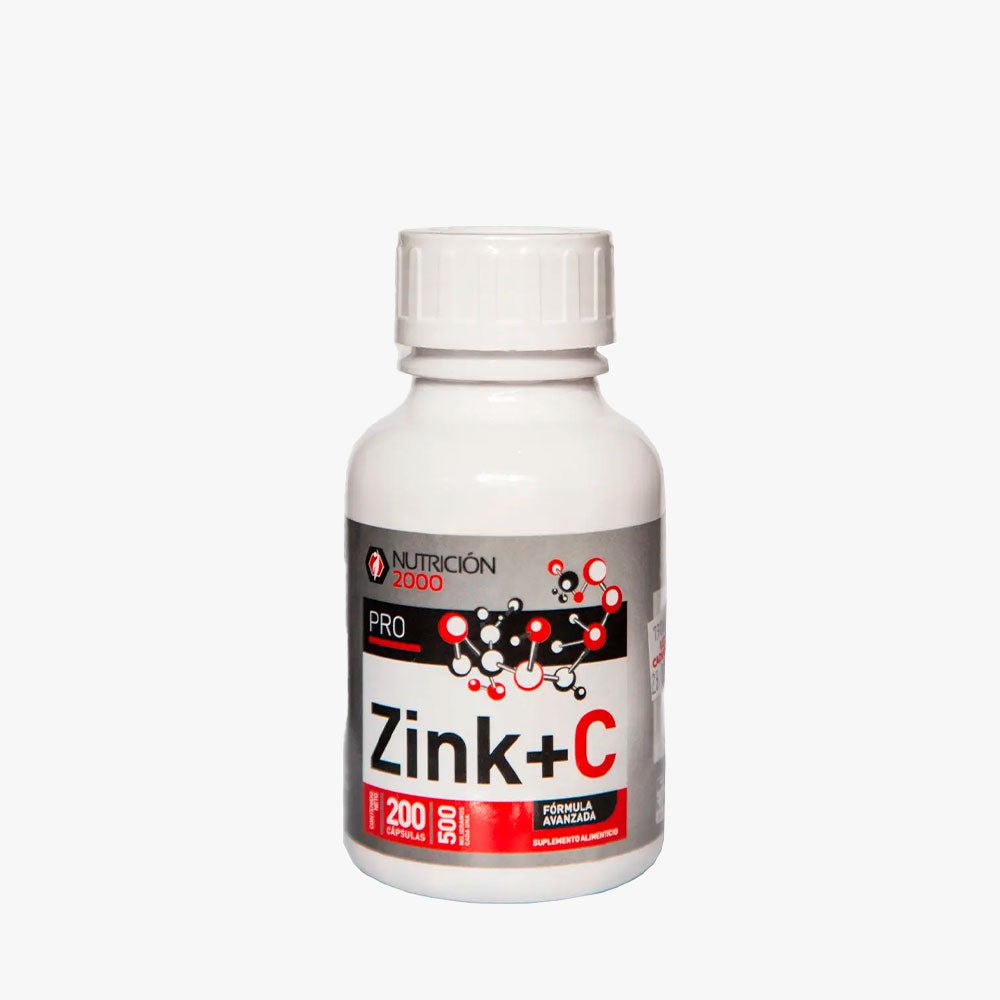 Pro Zink+C 200 cápsulas Nutrición 2000 - Tienda Kukamonga