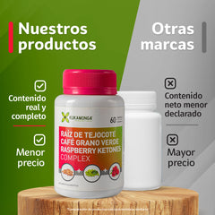 Complex Raíz de Tejocote Café Verde 60 Cápsulas