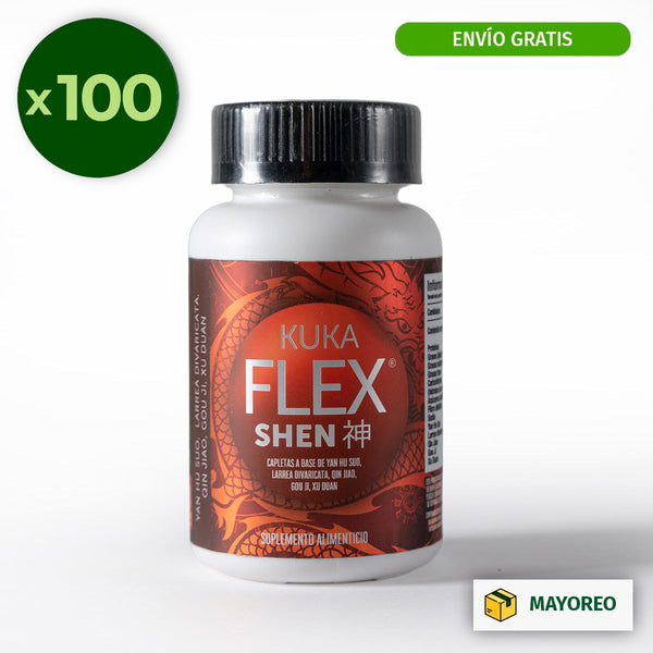 Paquete de 100 frascos KukaFlex Shen