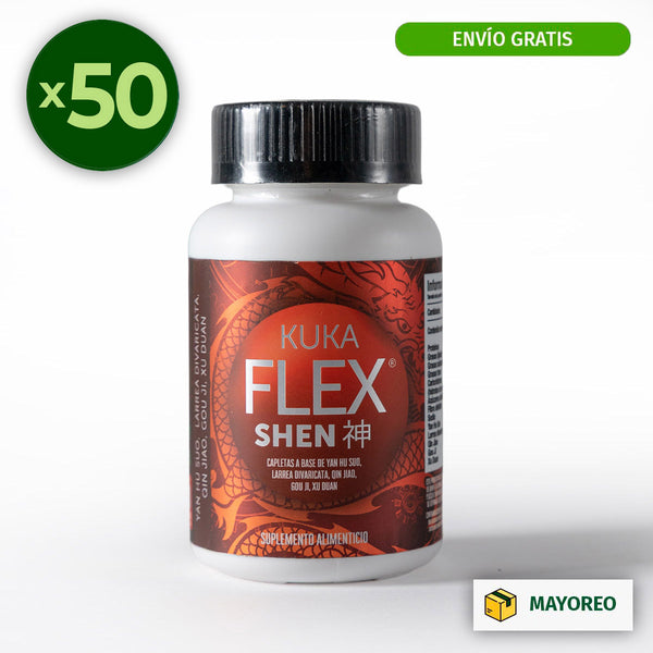 Paquete de 50 frascos KukaFlex Shen