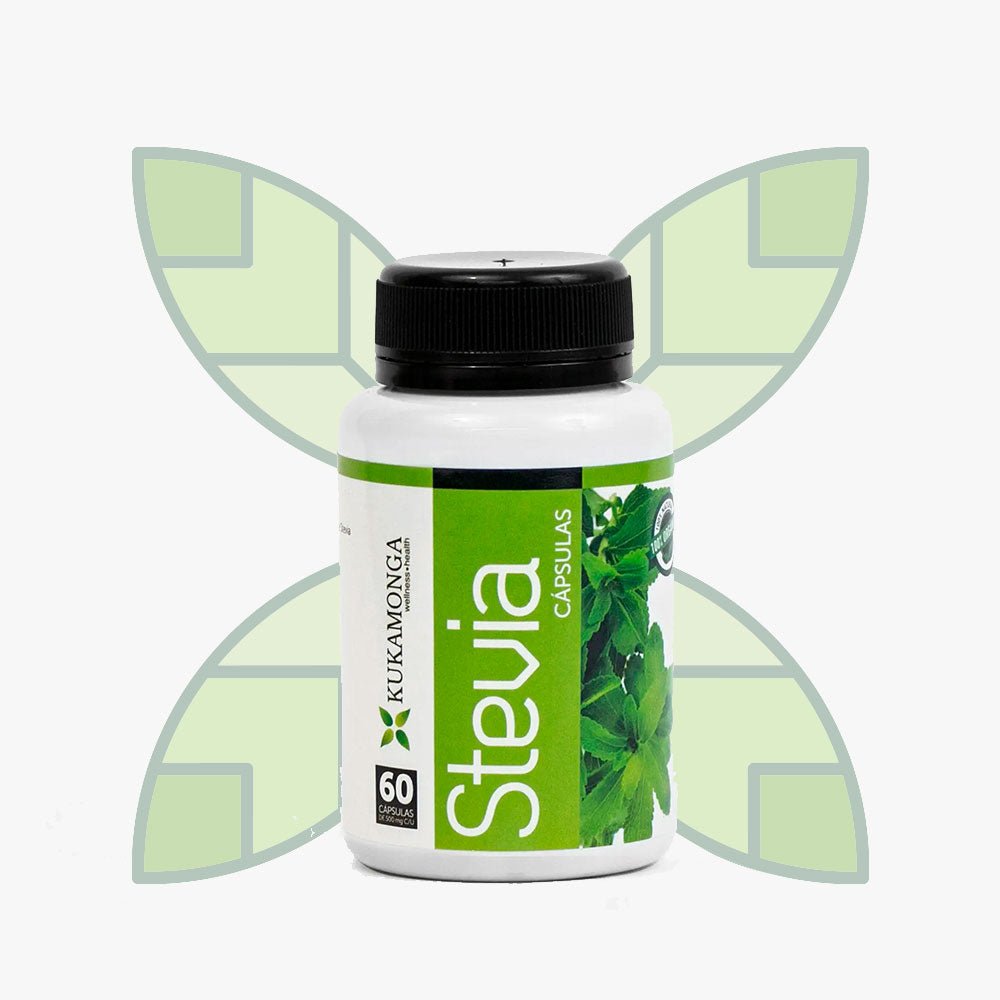 Stevia 60 Cápsulas Kukamonga - Tienda Kukamonga