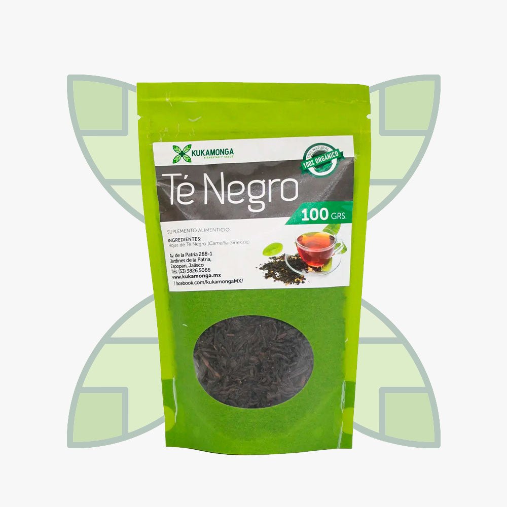 Té Negro Puro 100% Orgánico 100gr Kukamonga - Tienda Kukamonga