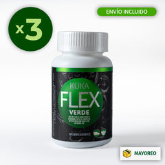 Paquete de 3 KukaFlex Verde (30 Tabletas) - Kukamonga