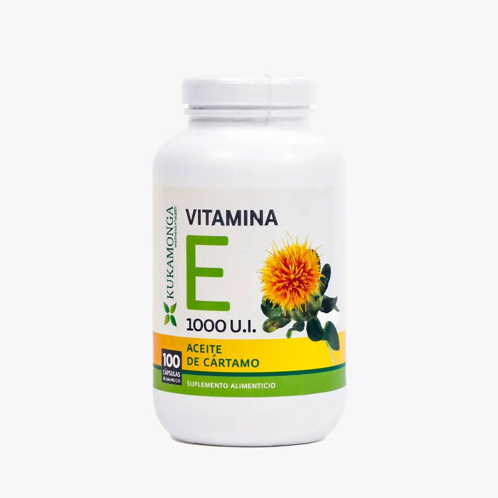 Vitamina E 1000 U.I. 100 Cápsulas Kukamonga - Tienda Kukamonga