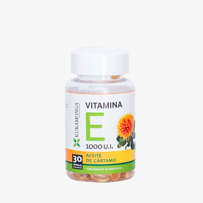 Vitamina E 1000 U.I. 30 Cápsulas Kukamonga - Tienda Kukamonga