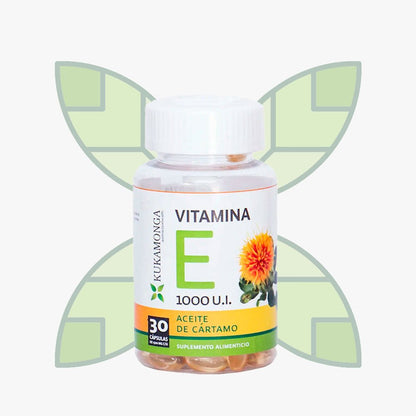 Vitamina E 1000 U.I. 30 Cápsulas Kukamonga - Tienda Kukamonga