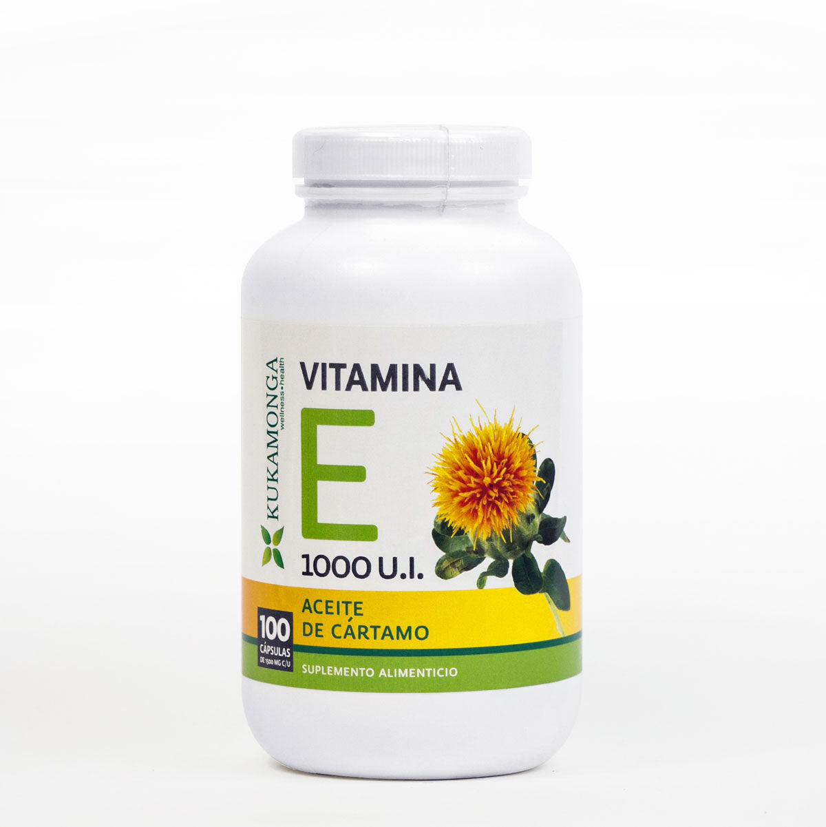 Vitamina E 1000 U.I. 100 Cápsulas Kukamonga