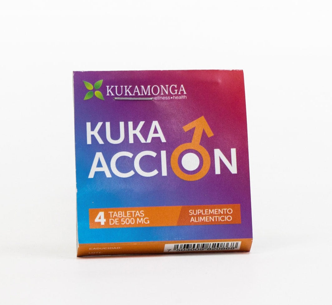 Kuka Acción 4 Tabletas de 500 mg Kukamonga