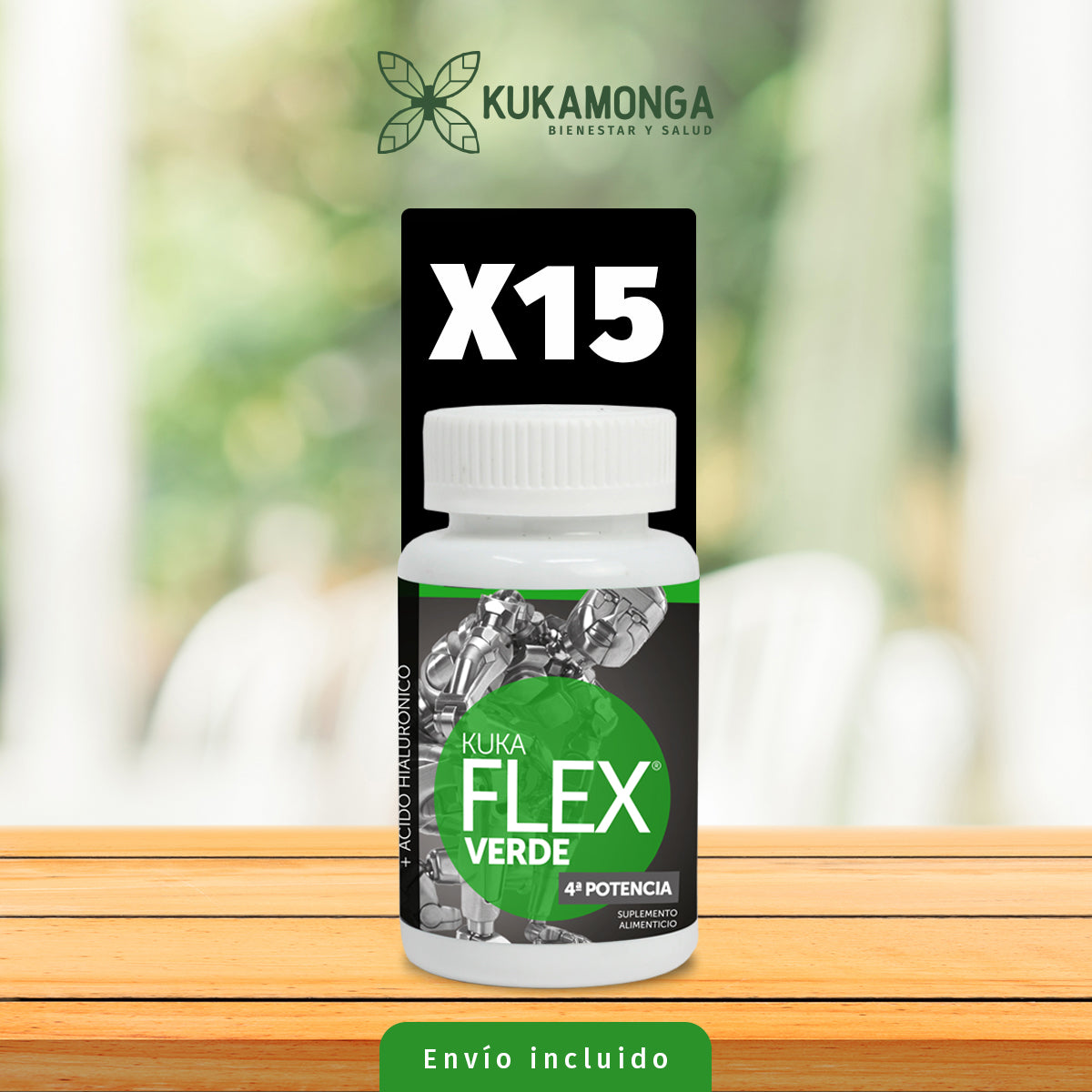 Paquete de 15 Kuka Flex Verde (30 Tabletas) – Kukamonga