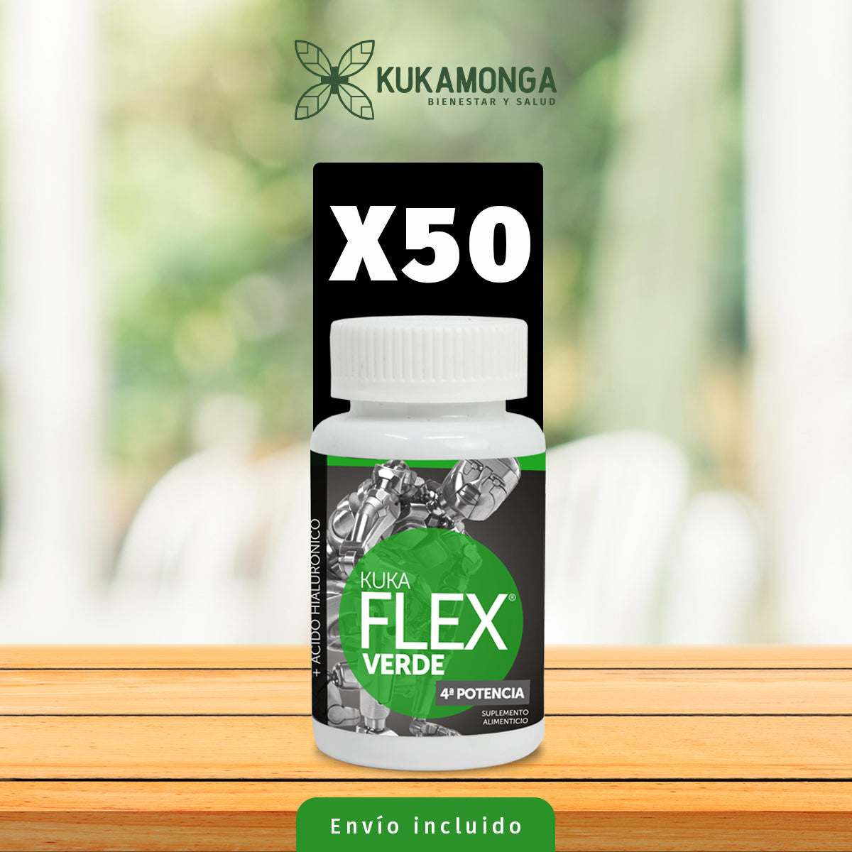 Paquete de 50 Kuka Flex Verde (30 Tabletas) – Kukamonga