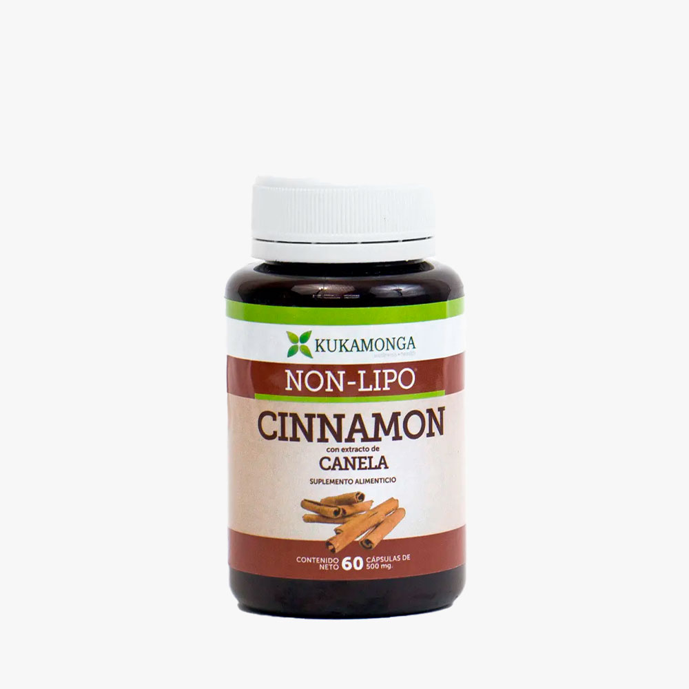 Non-Lipo Cinnamon 60 Cápsulas Kukamonga