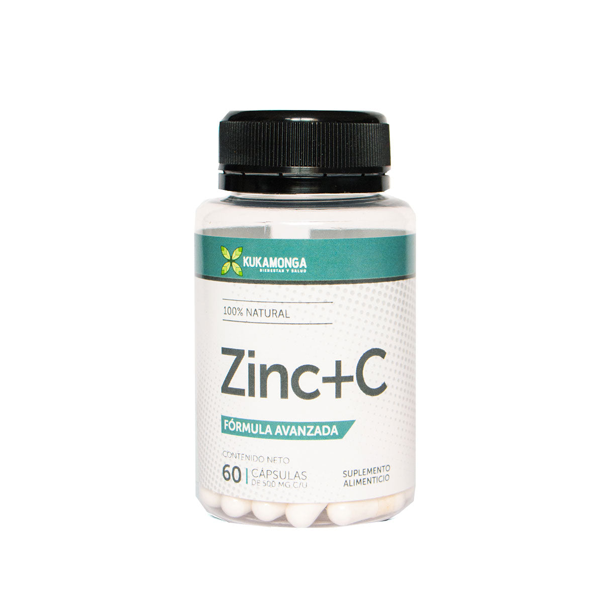 Kuka Zinc + Vitamina C 60 cápsulas Kukamonga